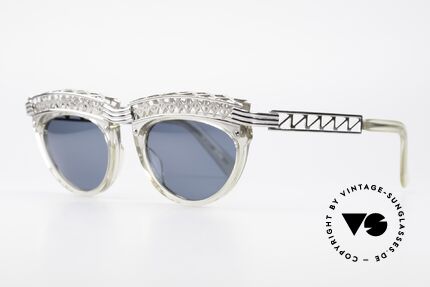 Jean Paul Gaultier 56-0271 Eifelturm Rihanna Sonnenbrille, Design orientiert am Eifelturm; Sammlerstück, Passend für Damen