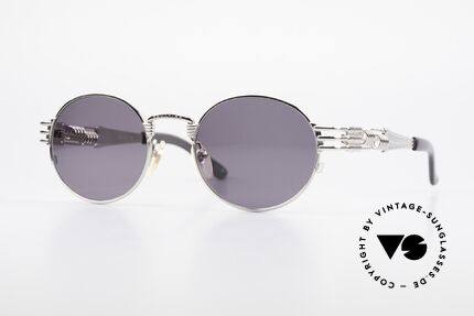 Jean Paul Gaultier 56-6106 Vintage JPG Rap Sonnenbrille, J.P. GAULTIER 56-6106 = vintage Promi Sonnenbrille, Passend für Herren
