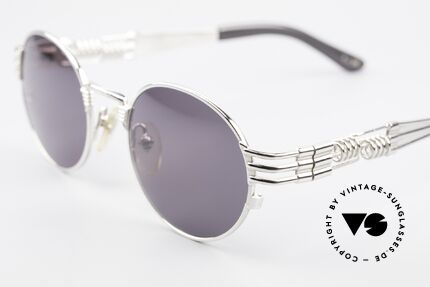 Jean Paul Gaultier 56-6106 Vintage JPG Rap Sonnenbrille, herausragende Qualität von 1996/97 (made in Japan), Passend für Herren