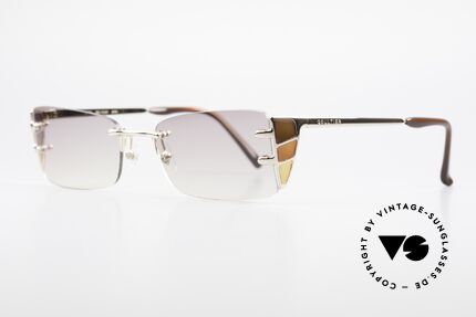 Jean Paul Gaultier 56-0041 Randlose JPG Sonnenbrille, ein Designer-Stück eben (mit kleinen Seitenscheiben), Passend für Herren und Damen