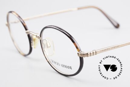 Giorgio Armani 223 Ovale Vintage Brille 90er, einfach nur stylisch und in absoluter Spitzen-Qualität, Passend für Herren und Damen