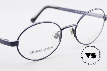 Giorgio Armani 257 Alte Ovale Vintage Brille 90er, keine aktuelle Kollektion, sondern alte Originalware!, Passend für Herren und Damen