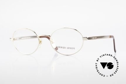 Giorgio Armani 257 Designerbrille Oval Vintage Details