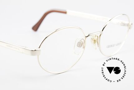 Giorgio Armani 257 Designerbrille Oval Vintage, keine aktuelle Kollektion, sondern alte Originalware!, Passend für Herren und Damen