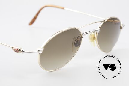 Bugatti 10808 Luxus Vintage Sonnenbrille, KEINE Retrobrille; ein ORIGINAL aus den späten 90ern!, Passend für Herren