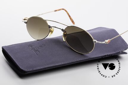 Bugatti 10808 Luxus Vintage Sonnenbrille, Sonnengläser können ggf. durch optische ersetzt werden, Passend für Herren