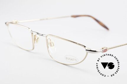 Bugatti 11708 Vintage 90er Luxus Lesebrille, ungetragen (wie alle unsere Bugatti Fassungen), Passend für Herren