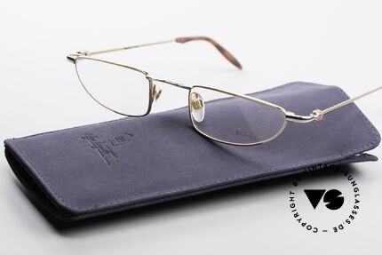 Bugatti 11708 Vintage 90er Luxus Lesebrille, die Demogläser können beliebig ersetzt werden, Passend für Herren
