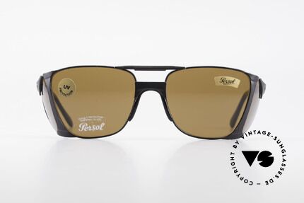 Persol 009 Ratti VIP Vintage Nasa Sonnenbrille, spektakuläres "4lenses"-Design für optimal. UV Schutz, Passend für Herren