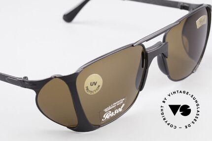 Persol 009 Ratti VIP Vintage Nasa Sonnenbrille, ungetragen (kratzfeste und gravierte MINERAL Gläser), Passend für Herren