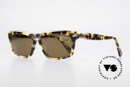 Persol PP507 Ratti Echte 80er Vintage Brille, hochwertige Mineralgläser (für 100% UV Schutz), Passend für Herren und Damen