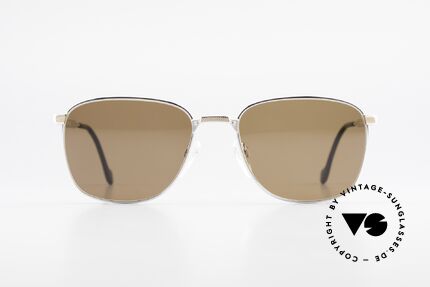 S.T. Dupont D048 90er Luxus Sonnenbrille 23kt, hochwertige Verarbeitung & Top-Passform, Gr. 56°18, Passend für Herren