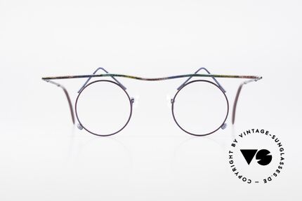 Argenta Crazy 700 Verrückte Vintage Brille, kunstvolle vintage Brille; alles andere als Mainstream, Passend für Damen