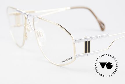 Quattro 0421 Außergewöhnliche 80er Brille, ungetragen (wie alle unsere alten vintage Brillen, Passend für Herren