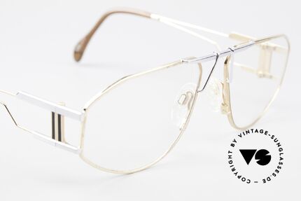 Quattro 0421 Außergewöhnliche 80er Brille, KEINE Retrobrille, ein 80er Original (+ C.H. Etui), Passend für Herren