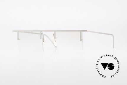 B. Angeletti Aufhänger Vintage Architekten Brille, kostbare vintage Brillenfassung von Barbara ANGELETTI, Passend für Herren und Damen