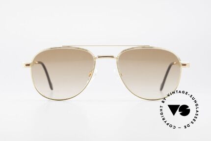 S.T. Dupont D081 23kt Pilotensonnenbrille, hochwertige Verarbeitung & Top-Passform, Gr. 55°19, Passend für Herren