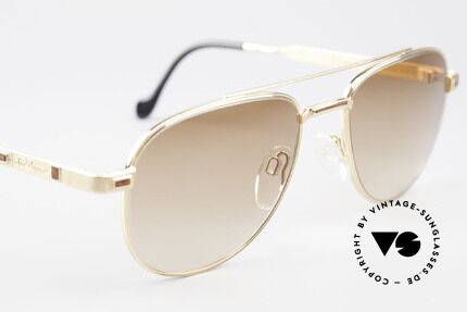 S.T. Dupont D081 23kt Pilotensonnenbrille, ungetragen (wie all unsere S.T. Dupont vintage Brillen), Passend für Herren