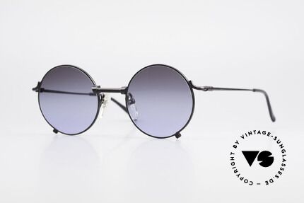Jean Paul Gaultier 55-7162 Runde Vintage Sonnenbrille, altes 90er Jahre Design von Jean Paul Gaultier, Passend für Herren und Damen