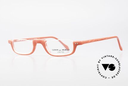 Alain Mikli 6071 / 2081 Vintage Lesebrille Mikli Rot, ein außergewöhnliches vintage Modell für Damen, Passend für Damen