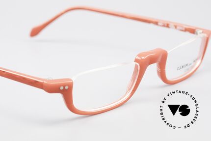 Alain Mikli 6071 / 2081 Vintage Lesebrille Mikli Rot, Mikli par Mikli: Lesebrille (hand made in France), Passend für Damen