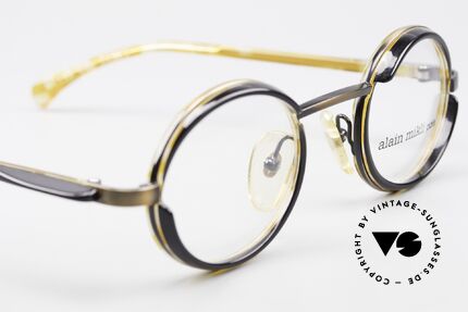 Alain Mikli 2150 / 38025 Runde Vintage Designer Brille, ungetragen; wie alle unsere Alain Mikli Designerstücke, Passend für Herren und Damen