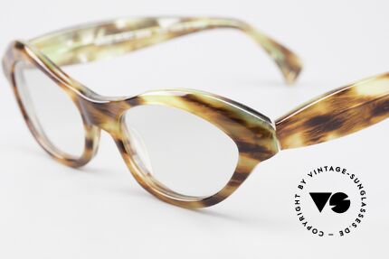 Alain Mikli 2112 / 1036 80er Cateye Style Damen Brille, zudem tolle Verarbeitungsqualität durch Handarbeit, Passend für Damen