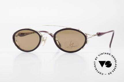 Yohji Yamamoto 51-7210 90er No Retro Clip-On Brille Details