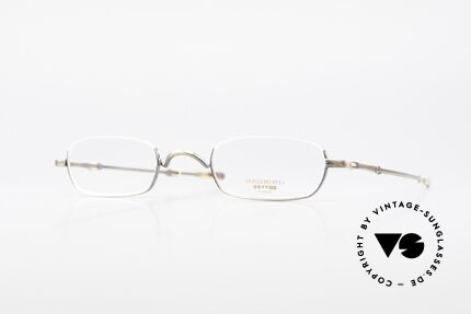 Oliver Peoples OP662 Ausziehbare Teleskop Brille, vintage Oliver Peoples Brillenfassung der späten 80er, Passend für Herren und Damen