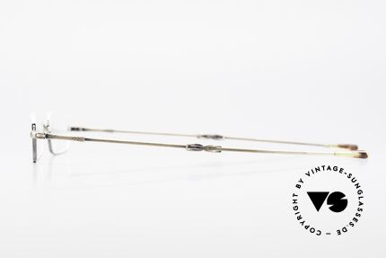 Oliver Peoples OP662 Ausziehbare Teleskop Brille, ungetragen (wie alle unsere vintage O. Peoples Brillen), Passend für Herren und Damen