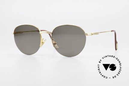 Cartier Colisee Runde Luxus Sonnenbrille, rundliche CARTIER Sonnenbrille in Größe 51°20, Passend für Herren und Damen