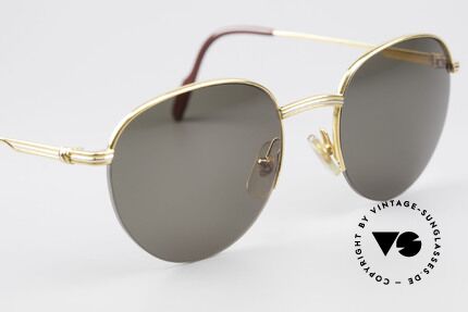 Cartier Colisee Runde Luxus Sonnenbrille, Colisee = 'Kolosseum' (Lifestyle & Funktionalität), Passend für Herren und Damen