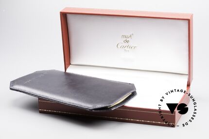 Cartier Colisee Runde Luxus Sonnenbrille, Größe: medium, Passend für Herren und Damen