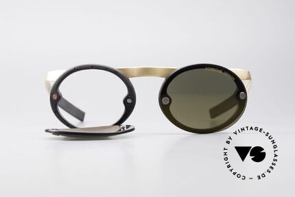 Porsche 5694 P0050 Magnetische Sonnenbrille 90er, Kleinstserie mit den Modellen 5694, P0050, P0051, Passend für Herren