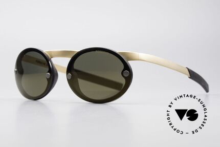 Porsche 5694 P0050 Magnetische Sonnenbrille 90er, kinderleicht auswechselbar; 1x blau und 1x braun, Passend für Herren