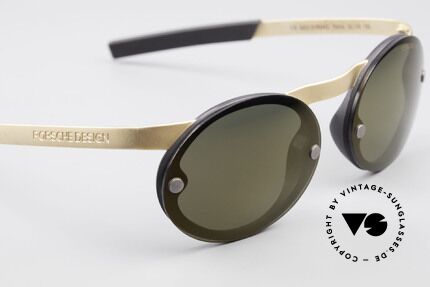 Porsche 5694 P0050 Magnetische Sonnenbrille 90er, KEINE Retrobrille; ein 25 Jahre ALTES ORIGINAL, Passend für Herren