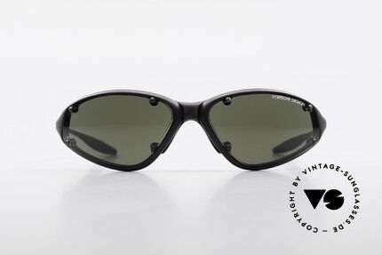 Porsche P0120 Sportliche 90er Sonnenbrille, sportliche Brille, Sonnengläser aus Polycarbonat, Passend für Herren