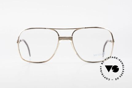 Metzler 0772 Helmut Kohl Vintage Brille, extrem robuster Rahmen (wie aus einem Guss), Passend für Herren