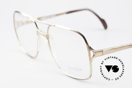 Metzler 0772 Helmut Kohl Vintage Brille, Altkanzler Helmut Kohl trug häufig dieses Modell, Passend für Herren