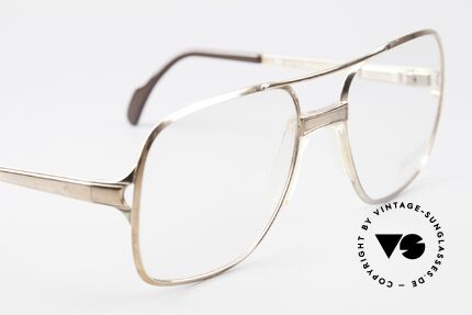 Metzler 0772 Helmut Kohl Vintage Brille, ungetragen in XXL-Größe & mit Federscharnieren, Passend für Herren