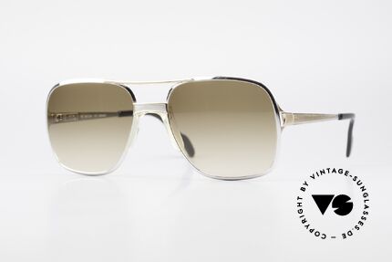 Metzler 0772 Old School Vintage XXL Brille, original METZLER Sonnenbrille aus den 80ern, Passend für Herren