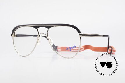 Metzler 0250 Echt Vintage 80er Sportbrille, alte Metzler Sportdesign-Brillenfassung der 1980er, Passend für Herren