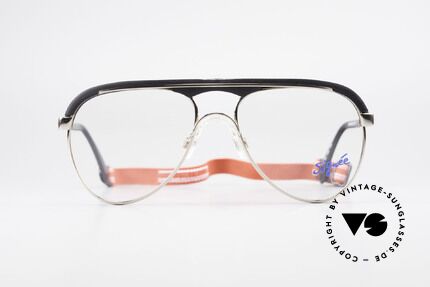 Metzler 0250 Echt Vintage 80er Sportbrille, mit Sportband für idealen Halt bei div. Aktivitäten, Passend für Herren