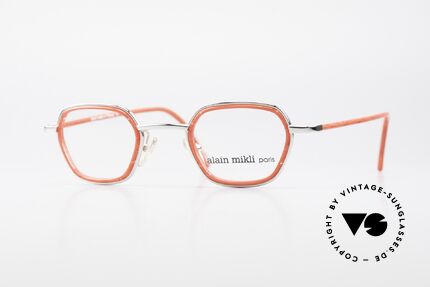 Alain Mikli 1642 / 1006 Vintage Brille In Mikli Rot Details