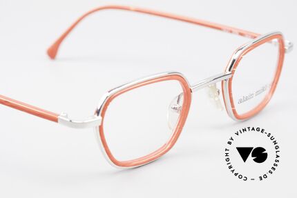Alain Mikli 1642 / 1006 Vintage Brille In Mikli Rot, KEINE Retromode, sondern ein altes 90er Original, Passend für Damen