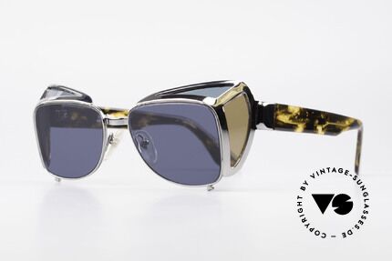 Jean Paul Gaultier 56-9272 Steampunk Sonnenbrille JPG, limitierte Kleinserie (ein seltenes Sammlerstück), Passend für Herren