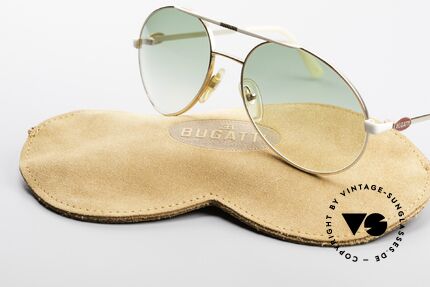 Bugatti 64319 Original 80er Sonnenbrille, Sonnengläser können beliebig ausgetauscht werden, Passend für Herren