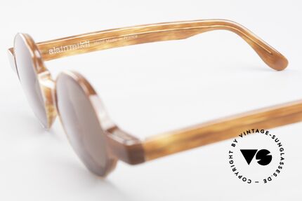 Alain Mikli 0150 / 246 Runde 80er Designer Brille, ungetragen (wie alle unsere 1980er Design-Klassiker), Passend für Damen