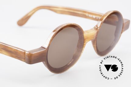 Alain Mikli 0150 / 246 Runde 80er Designer Brille, KEINE Retromode, sondern ein altes Mikli-ORIGINAL, Passend für Damen