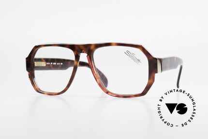 Silhouette M2154 Echt 80er Old School Brille, massive "Old School" Silhouette vintage Brille, Passend für Herren